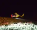 Nachtelijke inzet traumahelikopter