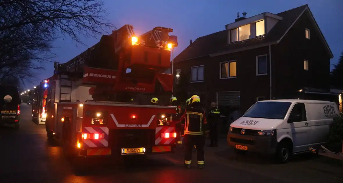 Veel schade aan woning vanwege brand in slaapkamer