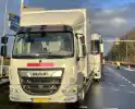 Drie vrachtwagens betrokken bij kettingbotsing