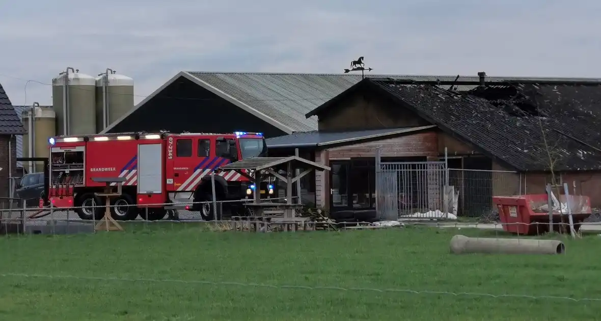 Flinke schade na brand in schuur