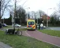 Ongeval tussen bakfiets en personenauto