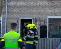 Brandweer blust flinke brand in woning