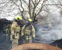 Grote brand verwoest schuur