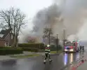 Zeer grote brand in boerderij
