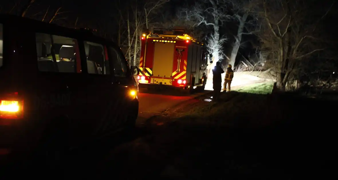 Brandweer zaagt grote boom in stukken - Foto 1