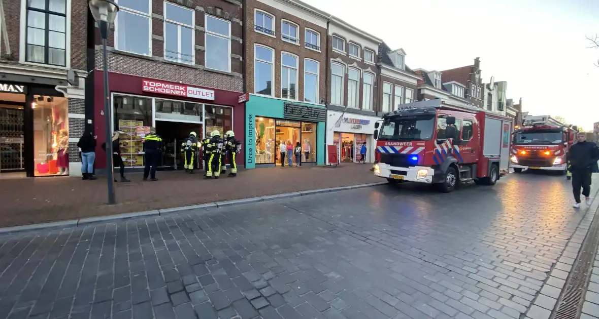 Brandweer Controleert Winkel Na Brand Melding | 112-nu.nl