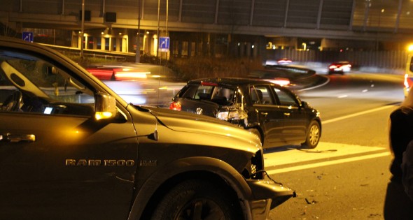Drie voertuigen betrokken bij ongeval op snelweg