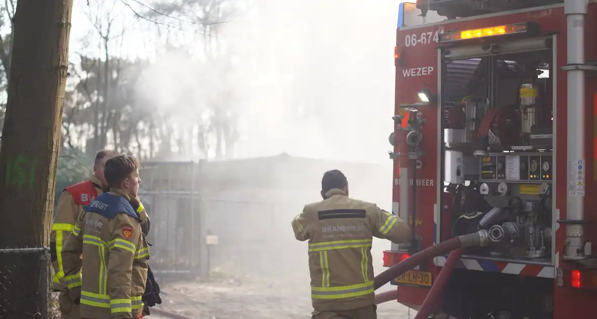 Chalet loop flinke schade op vanwege brand