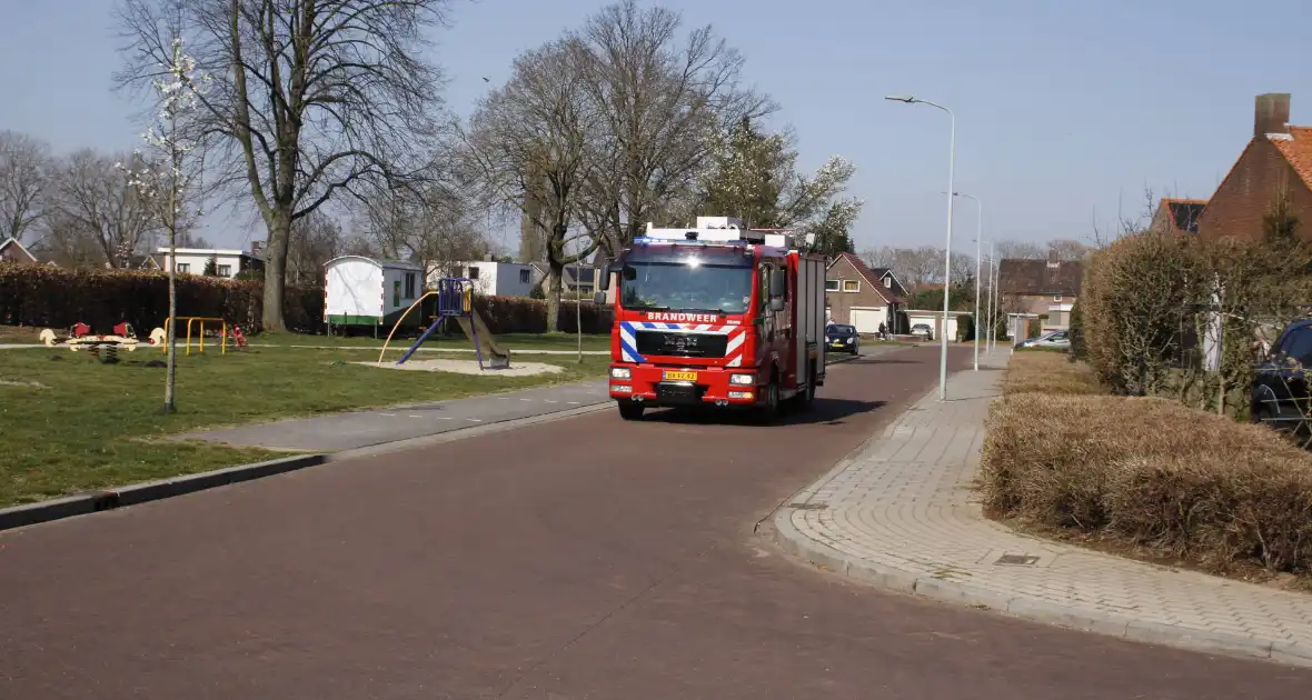 Onkruidbrander zet heg in brand - Foto 1