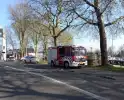 Brand op plezierjacht in haven