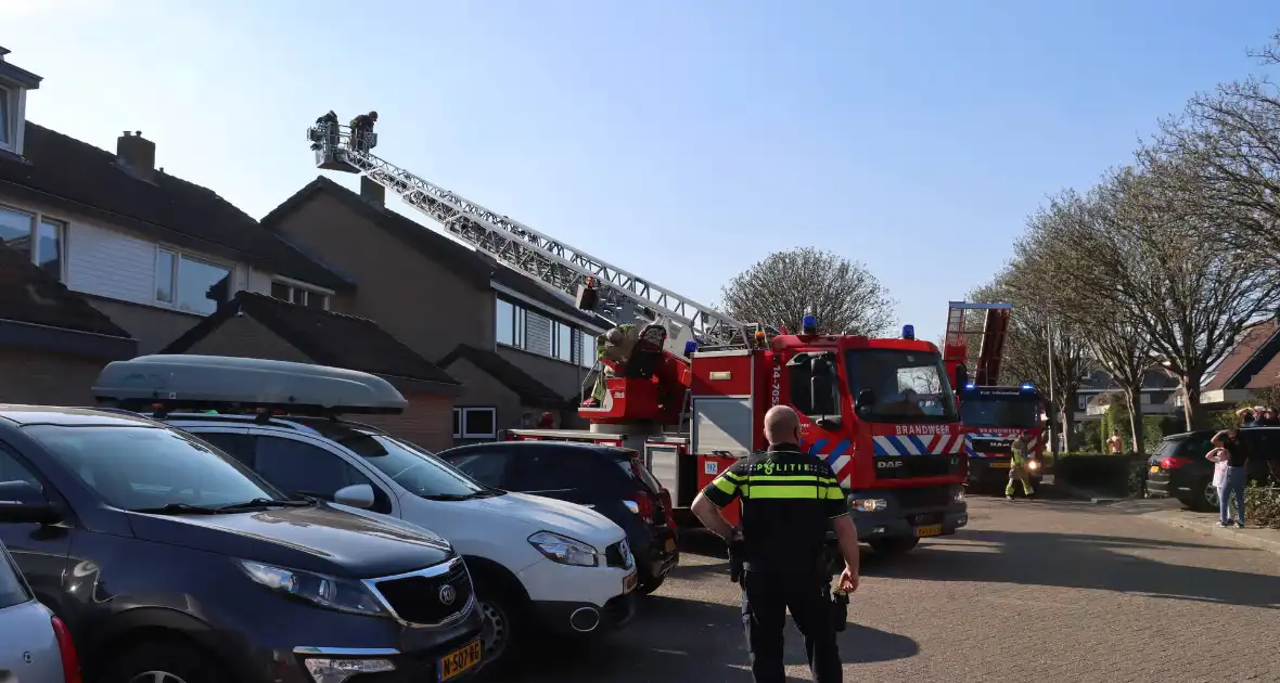 Brand op dak door zonnepanelen