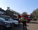 Brand op dak door zonnepanelen