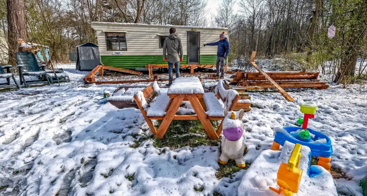 Voorjaarsschoonmaak in de sneeuw