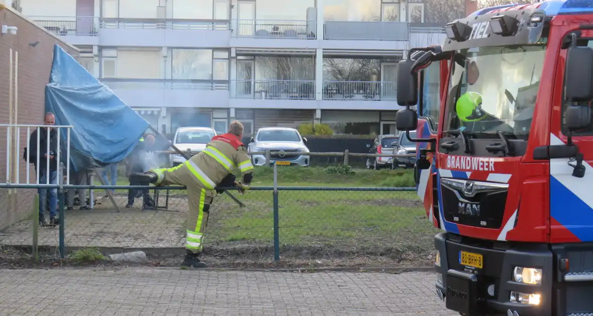 Barbecue zorgt voor brandweerinzet - Foto 1