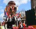 Grote drukte bij carnavalsoptocht