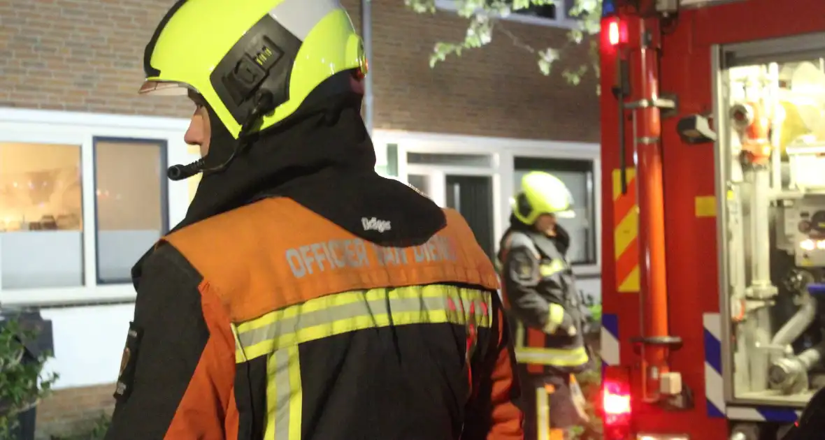 Wasmachine brand in appartement