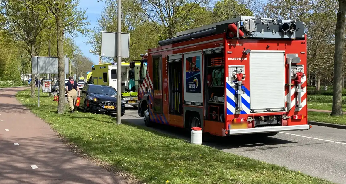 Automobilist botsen frontaal op boom - Foto 1