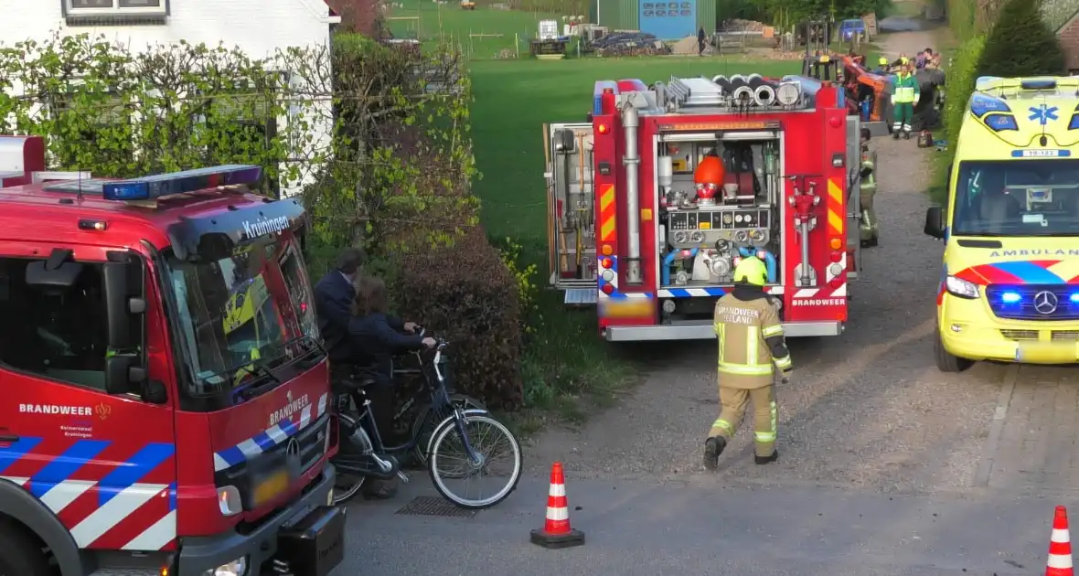 Persoon komt onder schranklader - Foto 8