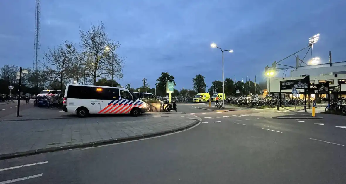 Veel politie op de been vanwege voetbalwedstrijd - Foto 2