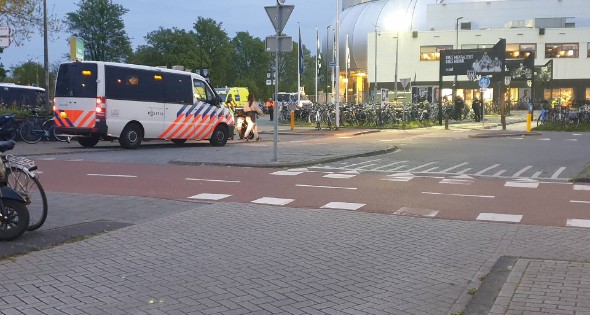 Veel politie op de been vanwege voetbalwedstrijd
