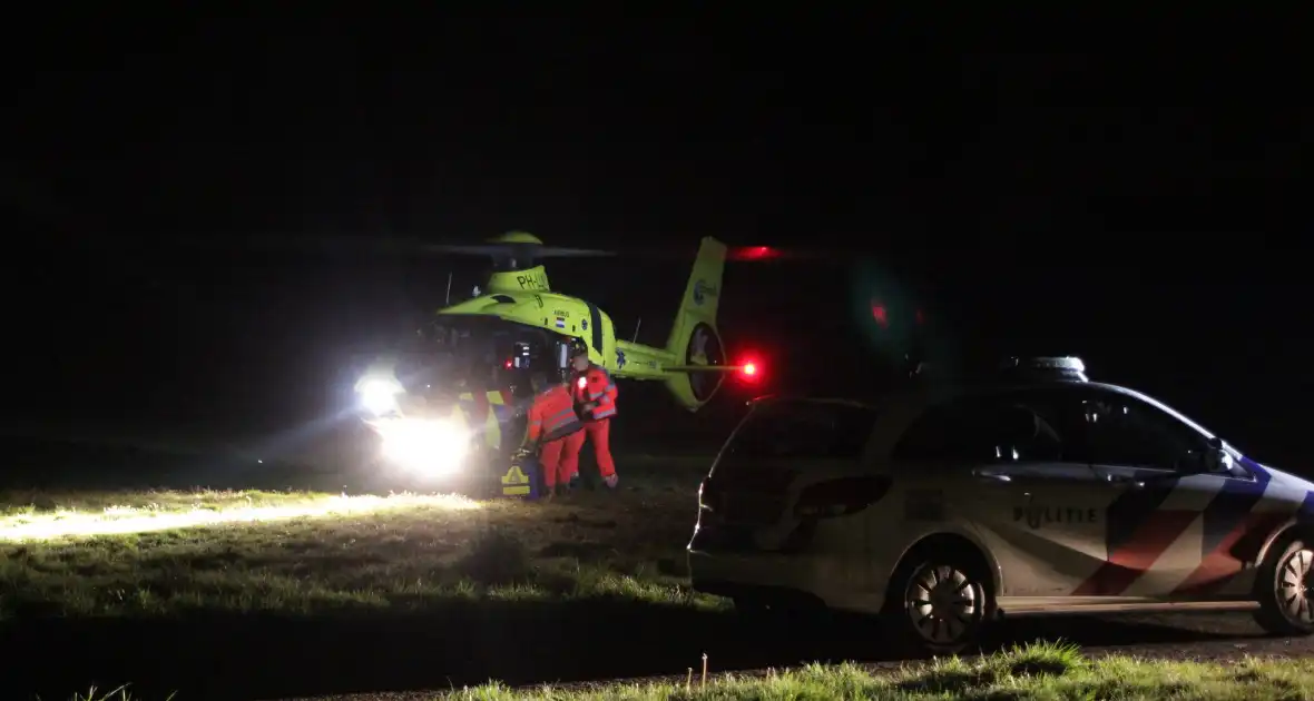 Traumahelikopter landt in weiland vanwege incident - Foto 7
