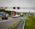 Rijstrook afgesloten door ongeval op snelweg