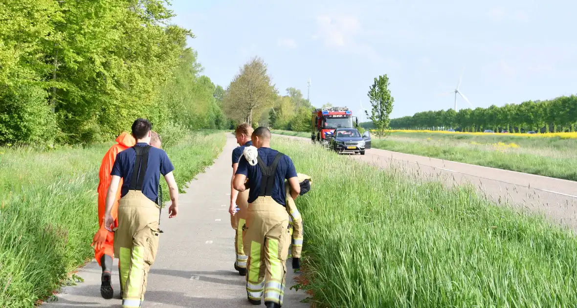 Brandweer druk met zoekgeraakte hond Dash