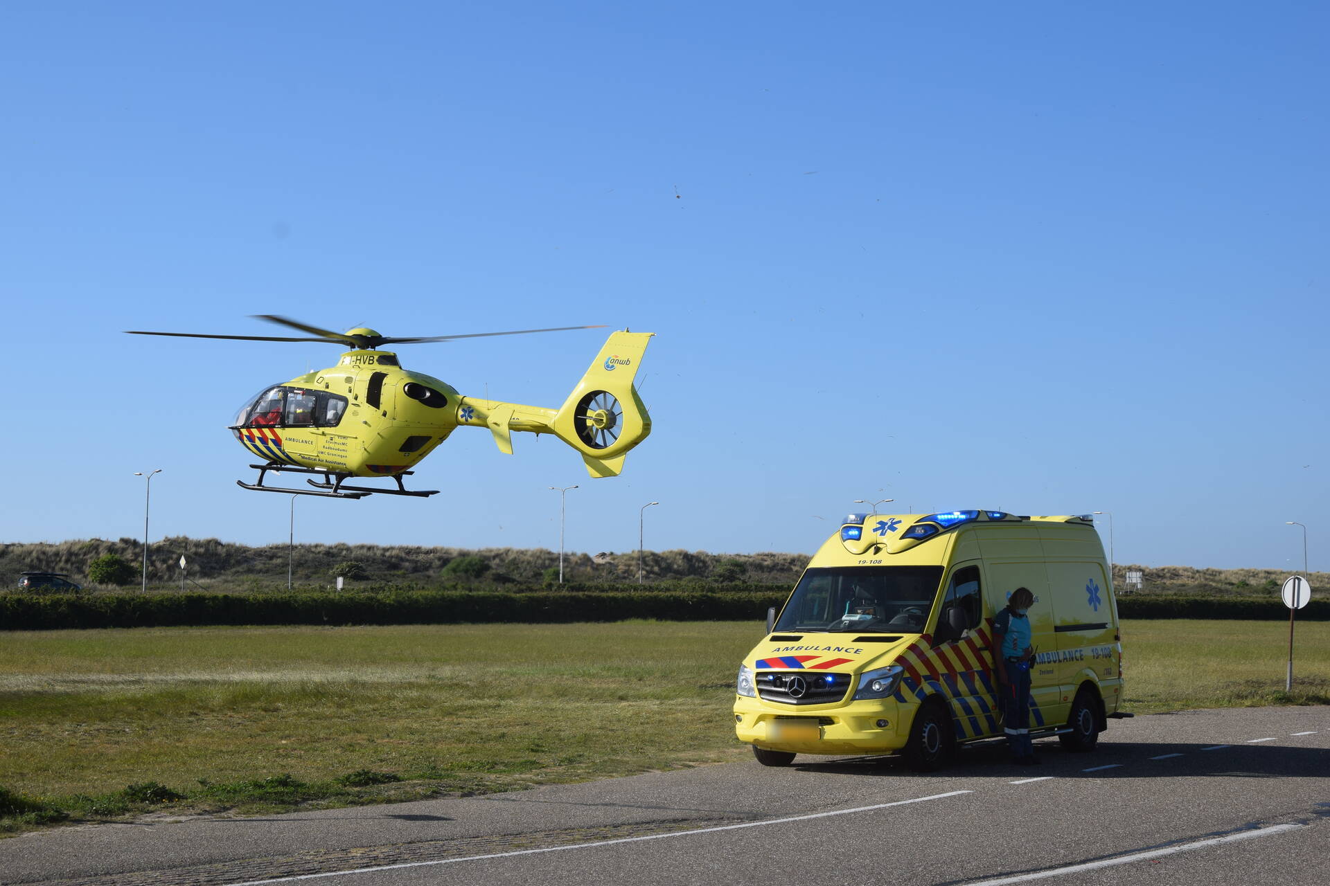 Slachtoffer Met Traumahelikopter Naar Ziekenhuis | 112-nu.nl