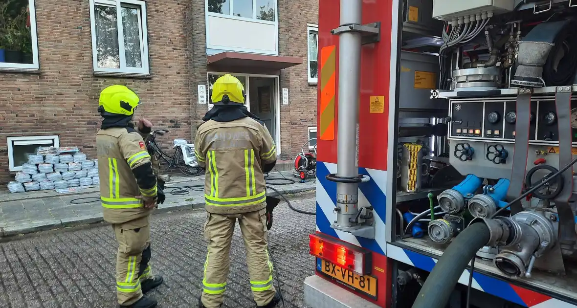 Woningen geventileerd na brand