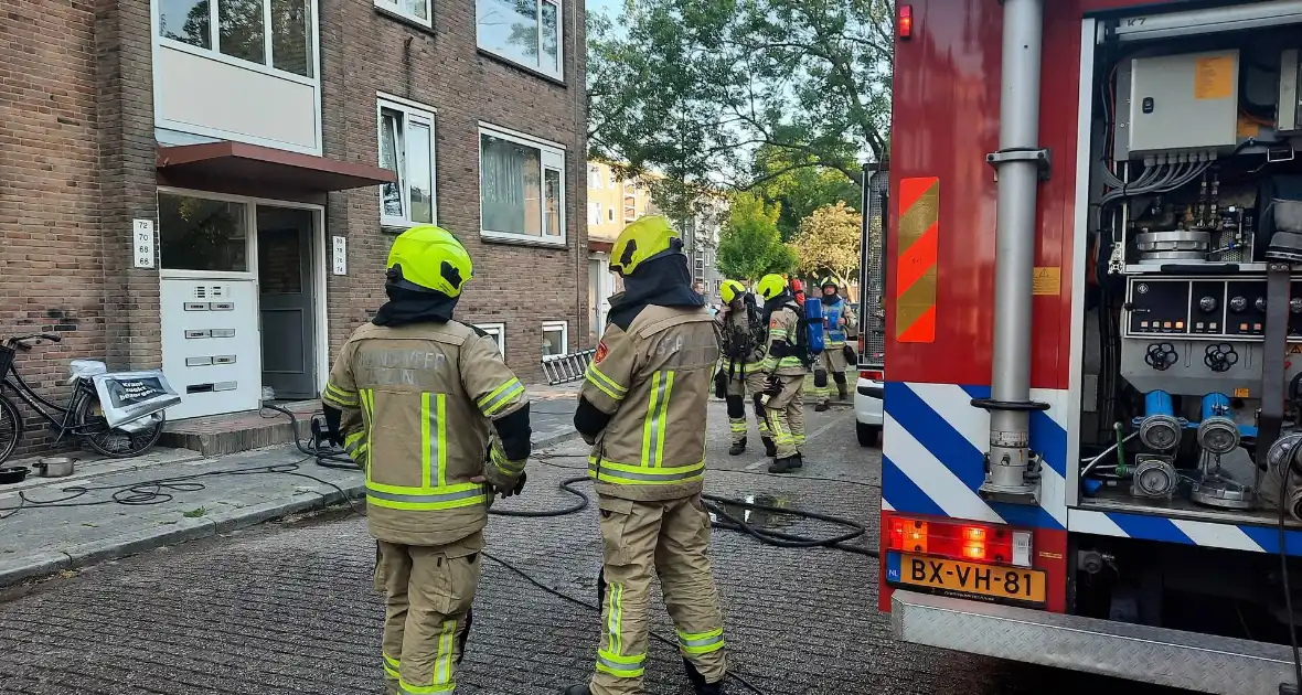 Woningen geventileerd na brand - Foto 1