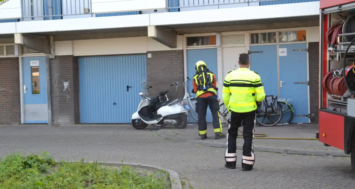 Wasmachine vliegt in brand in woning - Foto 1