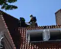 Veel schade vanwege brand op dak van woning