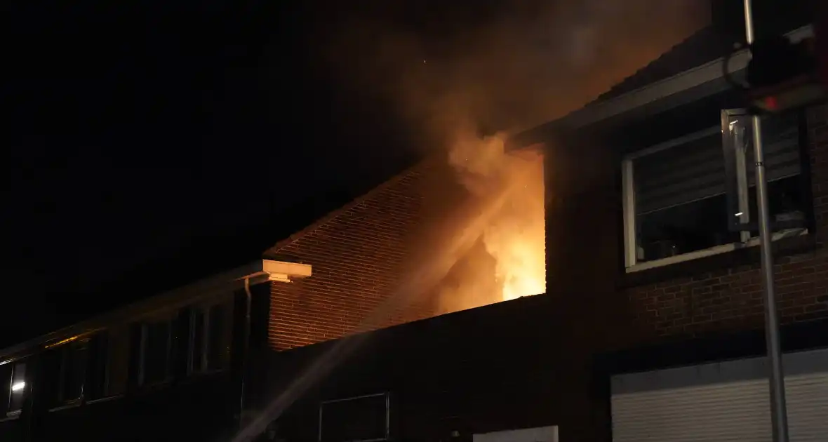 Brandweer redt katten uit woning bij brand - Foto 3