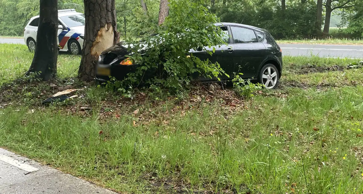 Veel schade bij voertuig tegen boom - Foto 1