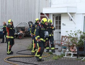 Brand in keuken van woning
