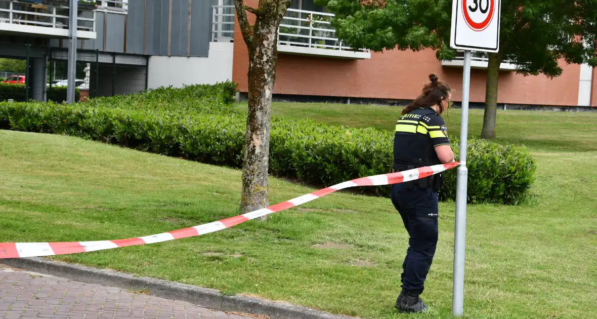 Stadspark afgesloten met afzetlinten na ongeval - Foto 2