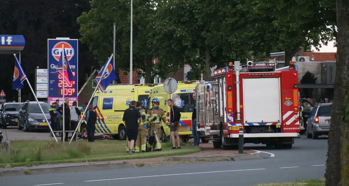 Persoon ernstig gewond na ongeval met brommer - Foto 1