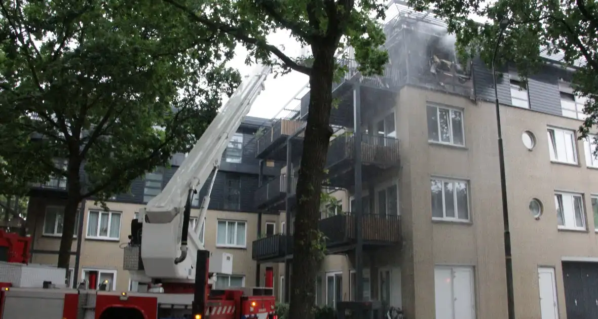 Enorme schade na brand in flatwoning - Foto 4