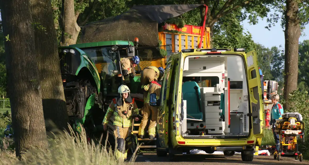 Ernstig ongeval met traktor