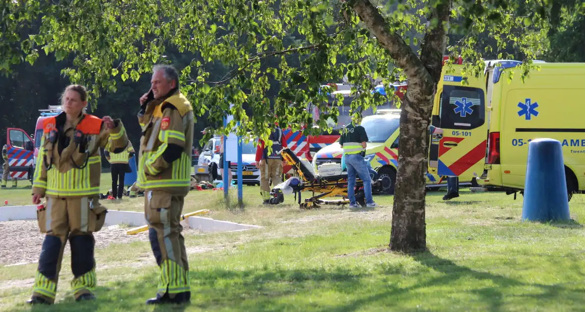 Grote zoekactie naar drenkeling in Hulsbeek Recreatiepark - Foto 4