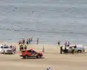 Ernstig gewonde bij ongeval strand