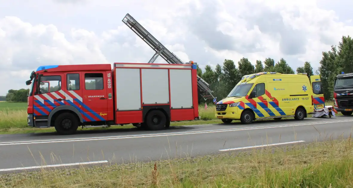 Gewond persoon aangetroffen in weiland - Foto 2