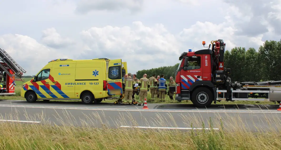 Gewond persoon aangetroffen in weiland - Foto 4