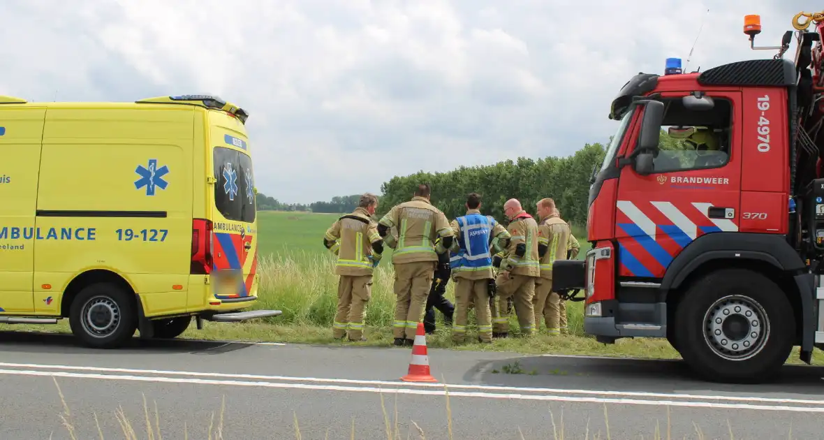 Gewond persoon aangetroffen in weiland - Foto 7