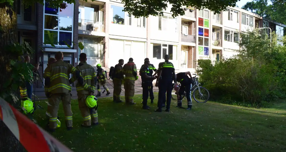 Veel hulpdiensten ingezet voor incident in woning