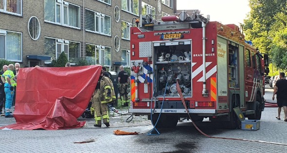 Persoon gewond bij brand in flat